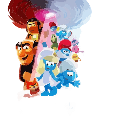 ❤️ Эмодзи «The Smurfs» для Telegram