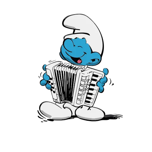 🪗 Эмодзи «The Smurfs» для Telegram