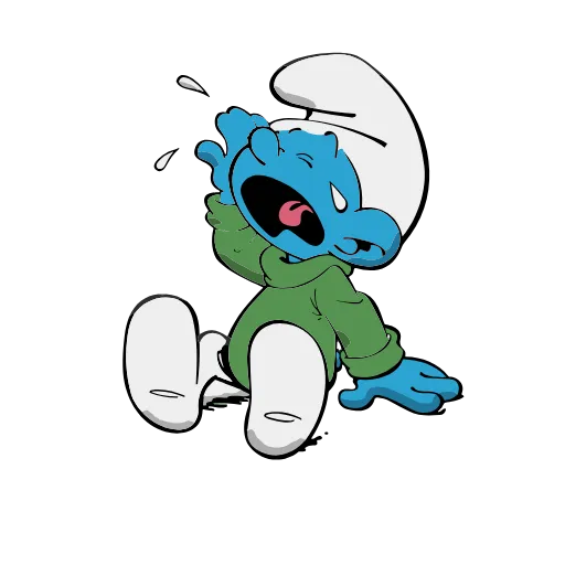 😭 Эмодзи «The Smurfs» для Telegram