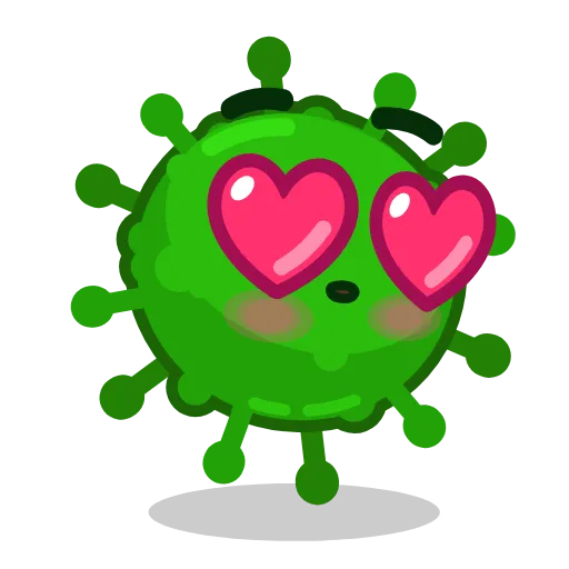 😍 Эмодзи «The Virus» для Telegram