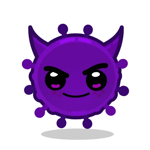 😈 Эмодзи «The Virus» для Telegram