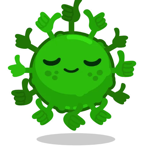 👍 Эмодзи «The Virus» для Telegram