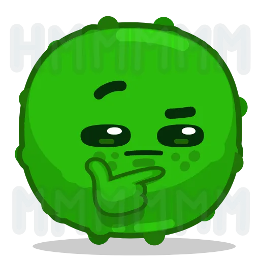 🤔 Эмодзи «The Virus» для Telegram