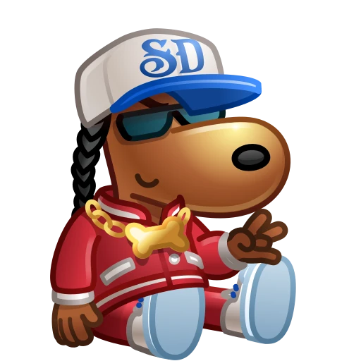 🤩 Стикер «The Story Behind Snoop Doggs Gift» для Telegram