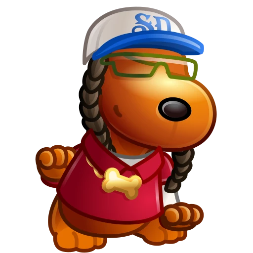 🤩 Стикер «The Story Behind Snoop Doggs Gift» для Telegram