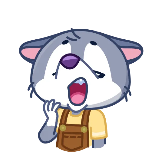 🥱 Эмодзи «Theo Wolf» для Telegram