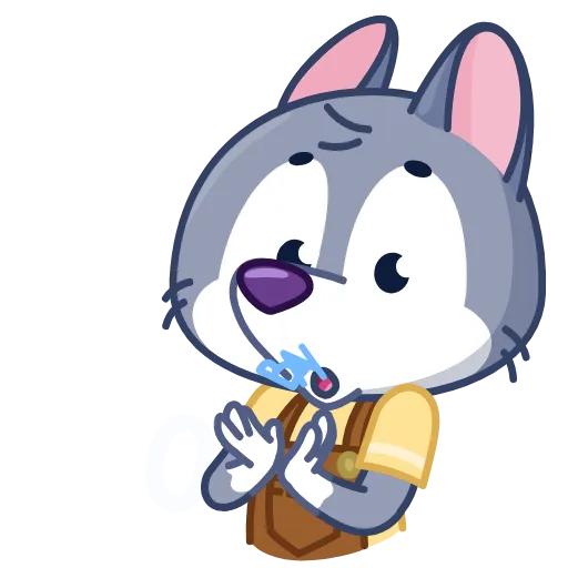 👏 Эмодзи «Theo Wolf» для Telegram