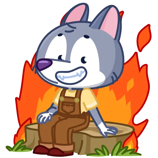 🔥 Эмодзи «Theo Wolf» для Telegram