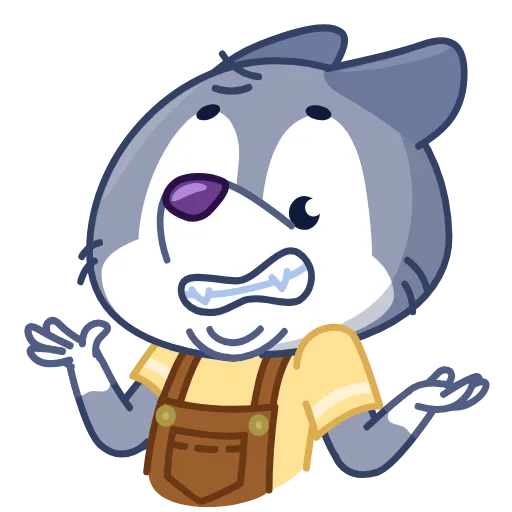 🤷‍♂️ Эмодзи «Theo Wolf» для Telegram