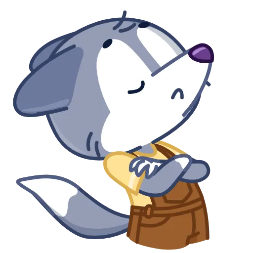 😑 Эмодзи «Theo Wolf» для Telegram