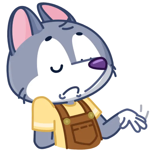 🫤 Эмодзи «Theo Wolf» для Telegram