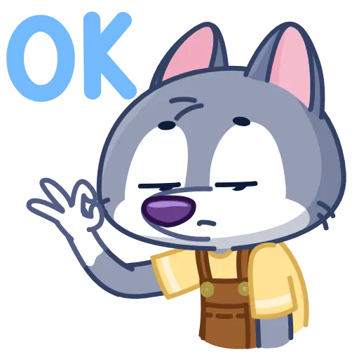👌 Эмодзи «Theo Wolf» для Telegram