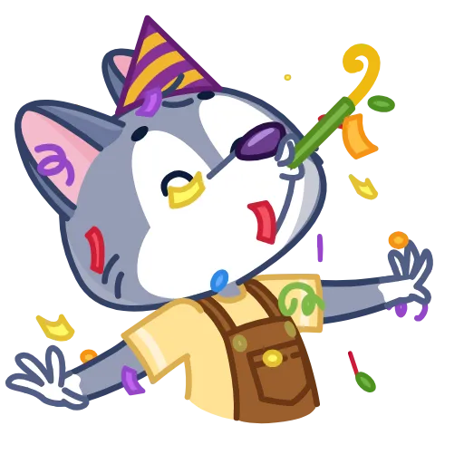 🥳 Эмодзи «Theo Wolf» для Telegram
