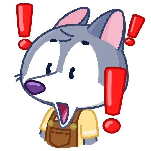 ❗️ Эмодзи «Theo Wolf» для Telegram