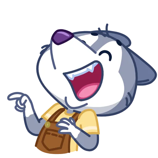 🤣 Эмодзи «Theo Wolf» для Telegram