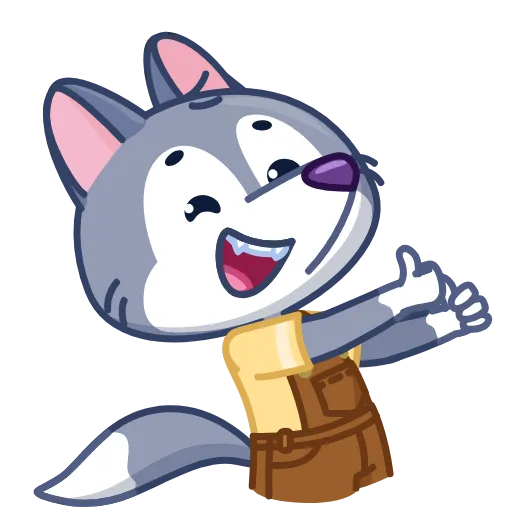 👍 Эмодзи «Theo Wolf» для Telegram