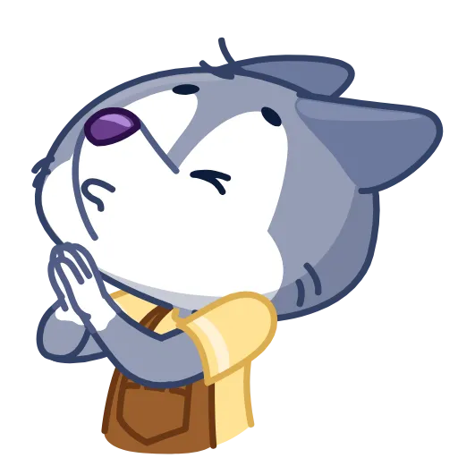 🙏 Эмодзи «Theo Wolf» для Telegram
