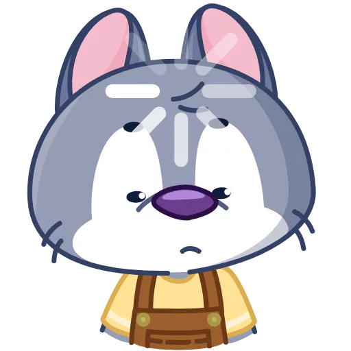 🫥 Эмодзи «Theo Wolf» для Telegram