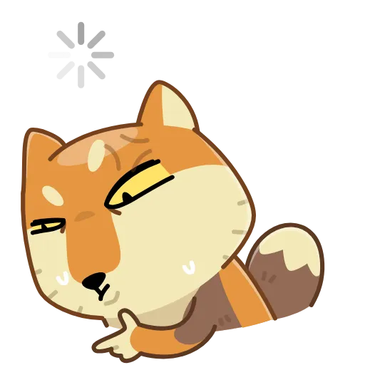 🤔 Стикер «Tibetan Fox» для Telegram