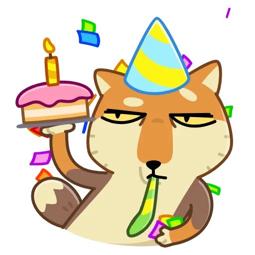 🥳 Стикер «Tibetan Fox» для Telegram