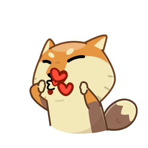 😘 Стикер «Tibetan Fox» для Telegram