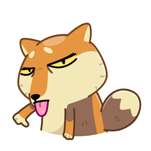 👎 Стикер «Tibetan Fox» для Telegram