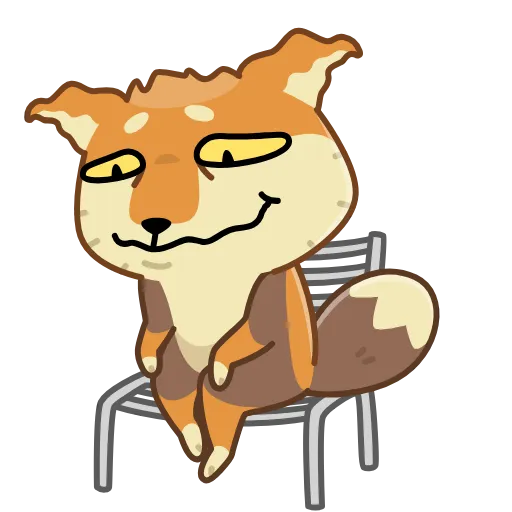 😵‍💫 Стикер «Tibetan Fox» для Telegram