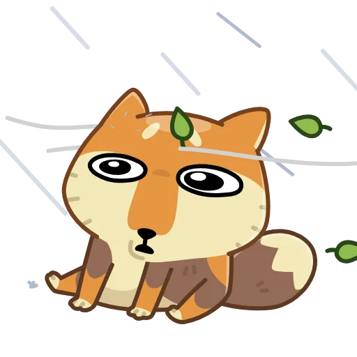 😭 Стикер «Tibetan Fox» для Telegram