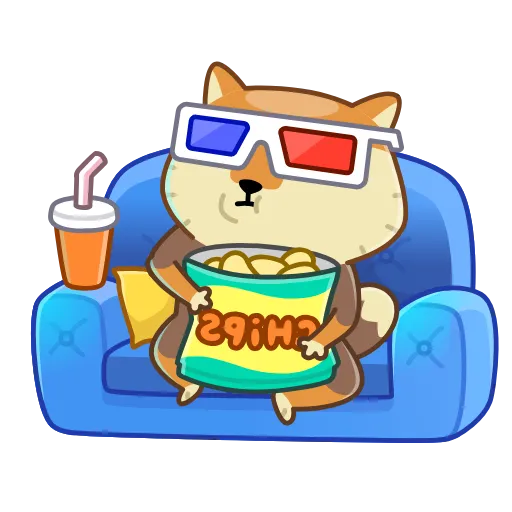 🍿 Стикер «Tibetan Fox» для Telegram