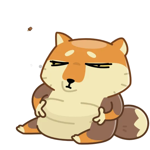 🍕 Стикер «Tibetan Fox» для Telegram