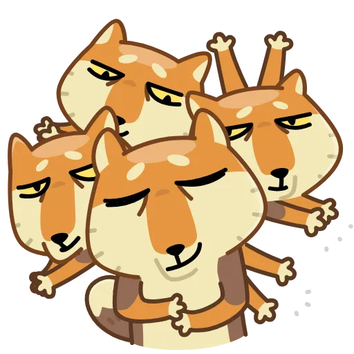 👏 Стикер «Tibetan Fox» для Telegram