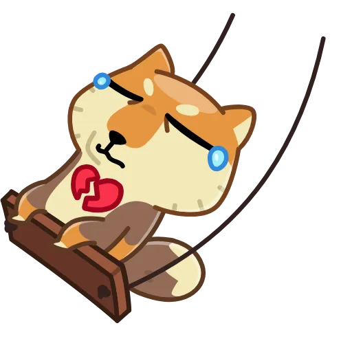 💔 Стикер «Tibetan Fox» для Telegram