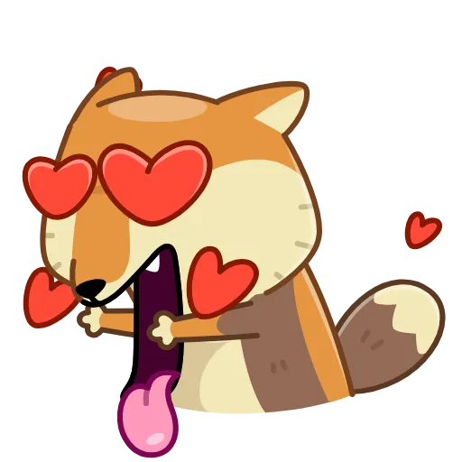 😍 Стикер «Tibetan Fox» для Telegram