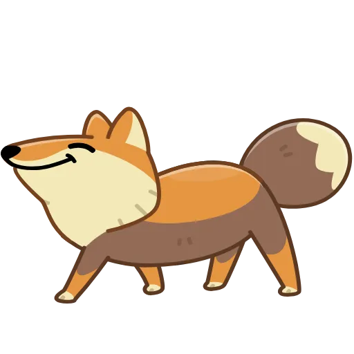 🚶 Стикер «Tibetan Fox» для Telegram