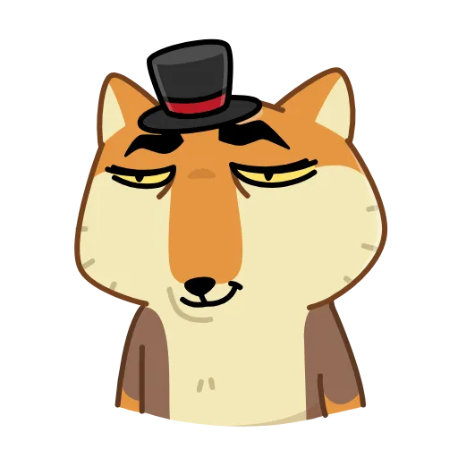 👋 Стикер «Tibetan Fox» для Telegram