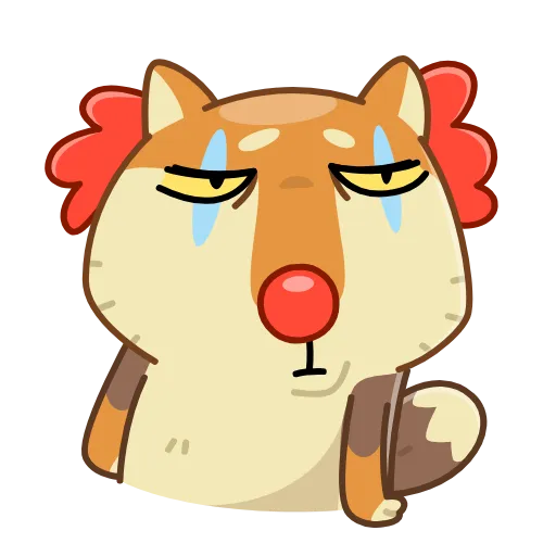 🤡 Стикер «Tibetan Fox» для Telegram