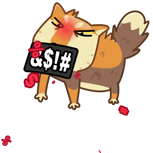 🤬 Эмодзи «Tibetan Fox» для Telegram