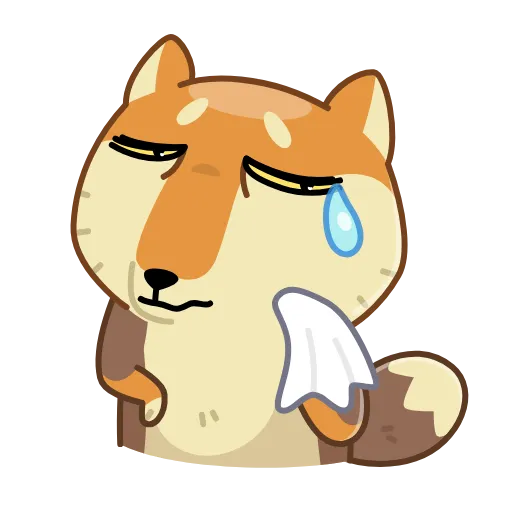 😢 Эмодзи «Tibetan Fox» для Telegram
