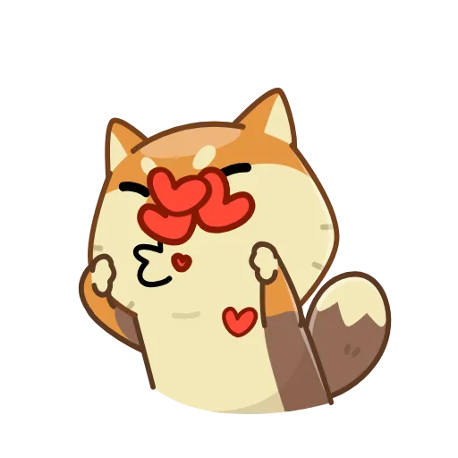 😘 Эмодзи «Tibetan Fox» для Telegram