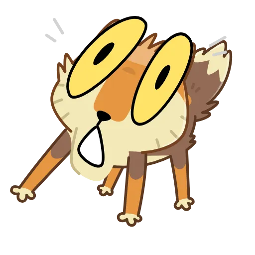 😳 Эмодзи «Tibetan Fox» для Telegram