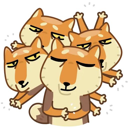 👏 Эмодзи «Tibetan Fox» для Telegram