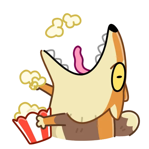 🍿 Эмодзи «Tibetan Fox» для Telegram
