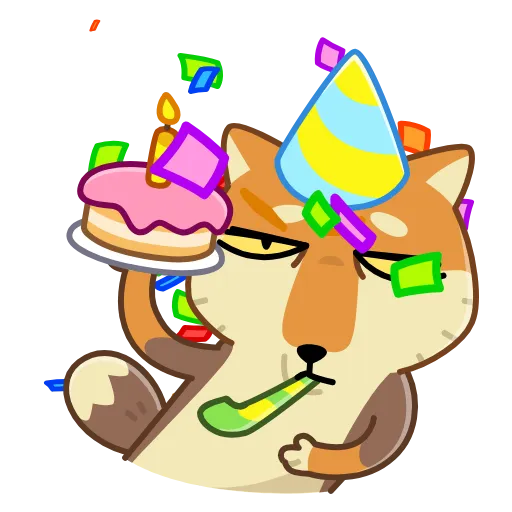 🥳 Эмодзи «Tibetan Fox» для Telegram