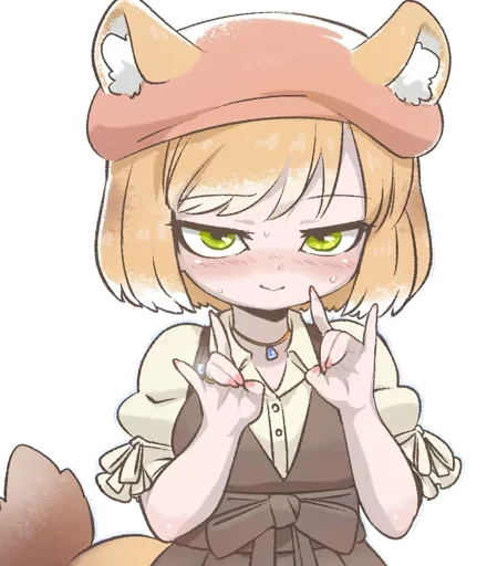 😍 Стикер «Tibetan Sand Fox» для Telegram
