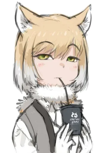 😍 Стикер «Tibetan Sand Fox» для Telegram