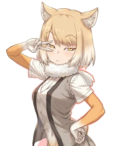 😍 Стикер «Tibetan Sand Fox» для Telegram