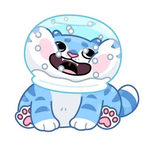 🌨 Эмодзи «Тигр Амур» для Telegram