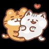 ❤️ Эмодзи «Tiger & Cat» для Telegram