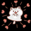 ❤️ Эмодзи «Tiger & Cat» для Telegram