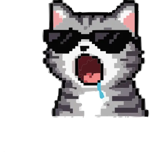 😫 Эмодзи «Кот Тихон» для Telegram
